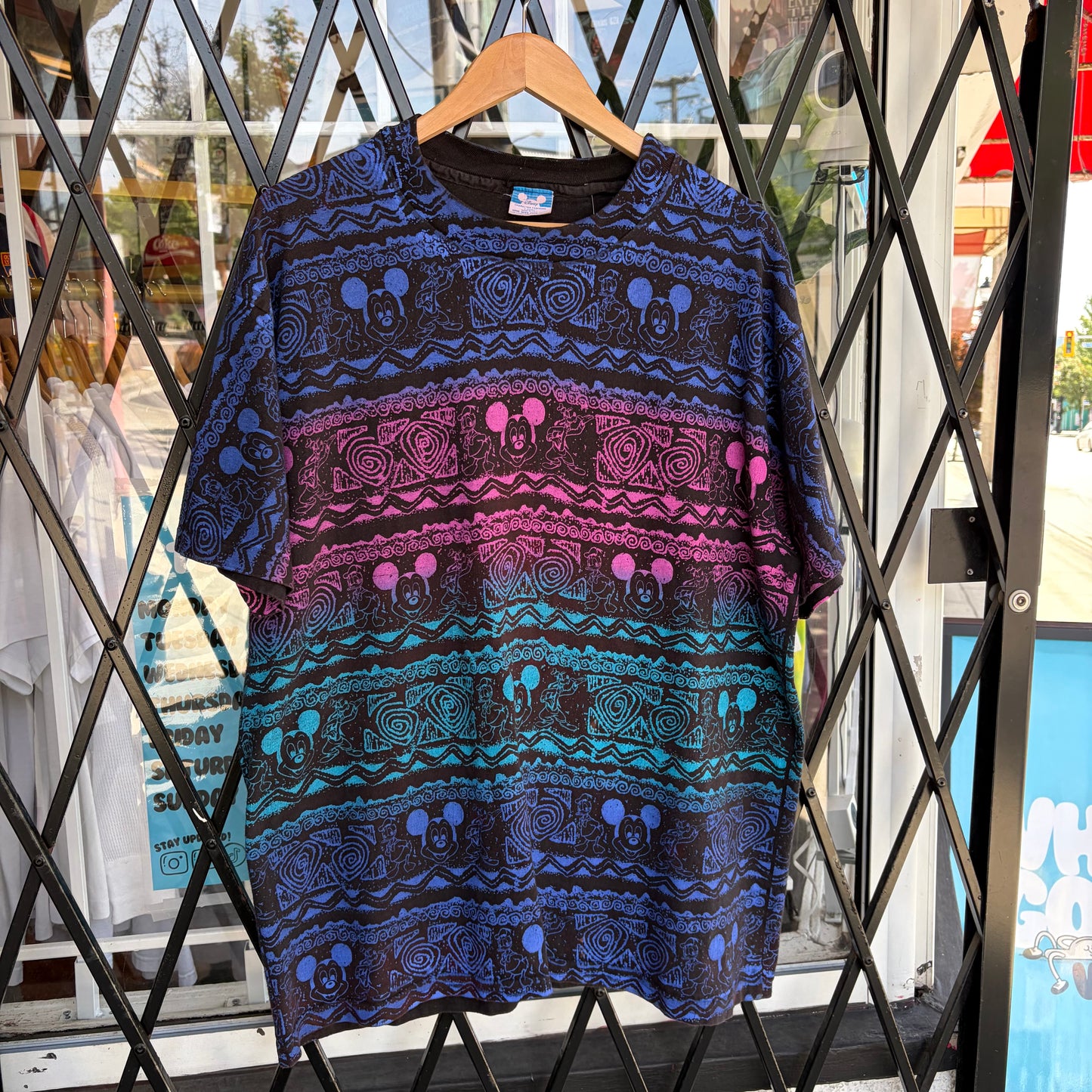 Vintage Disney AOP Tee - Fits Size XL
