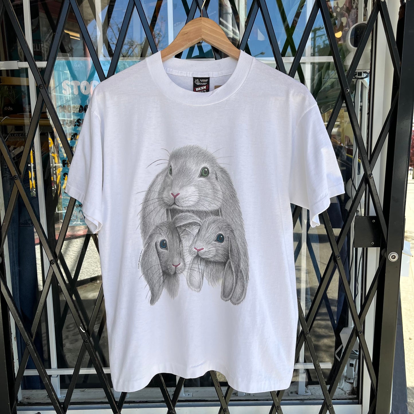 Vintage Bunnies Tee - Size L