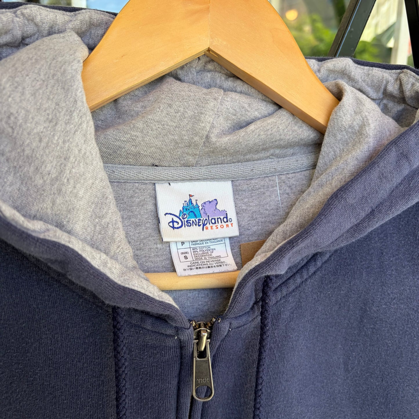 Vintage Disney Zip Up Hoodie - Size S