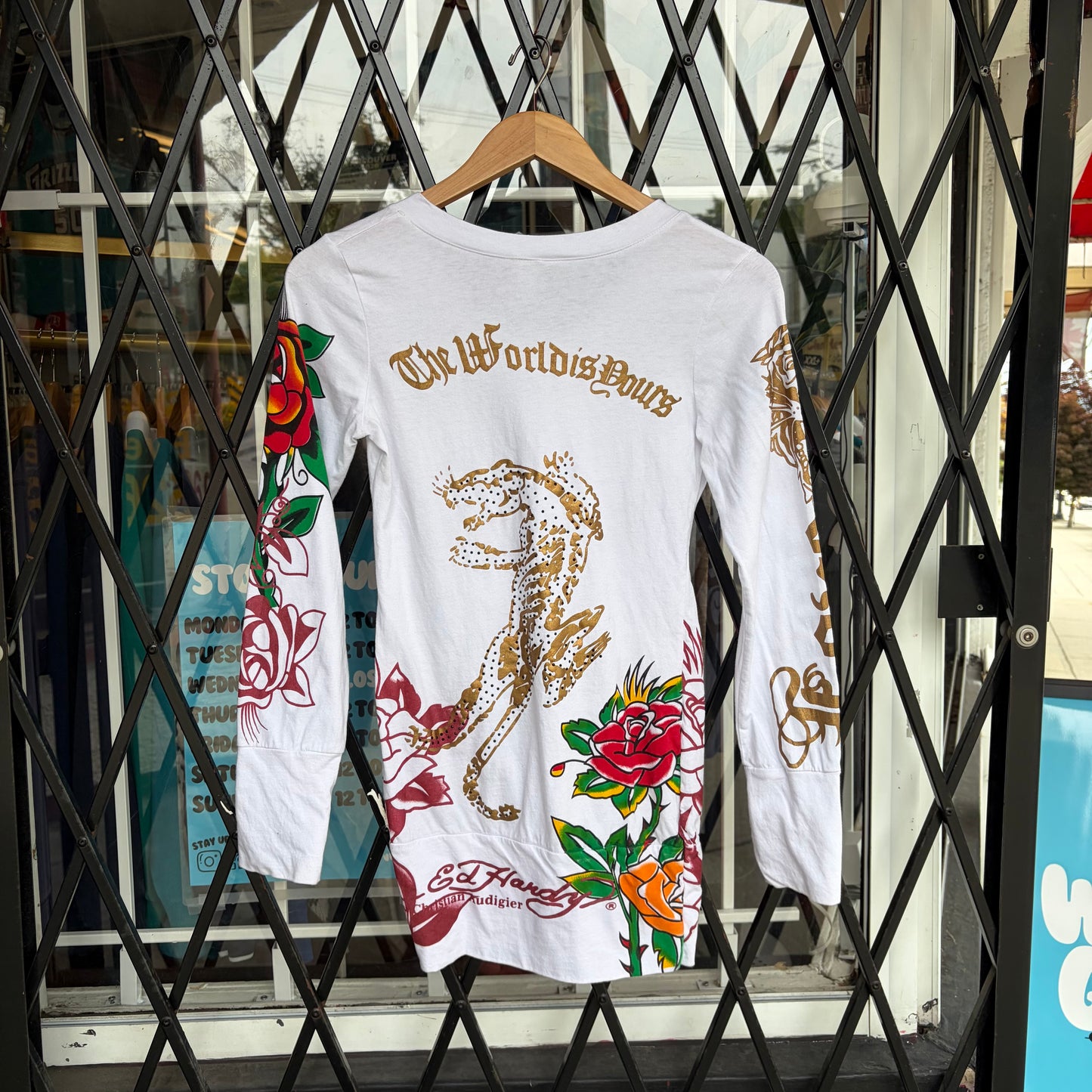 Y2K Ed Hardy Long Sleeve - Size Women’s XL