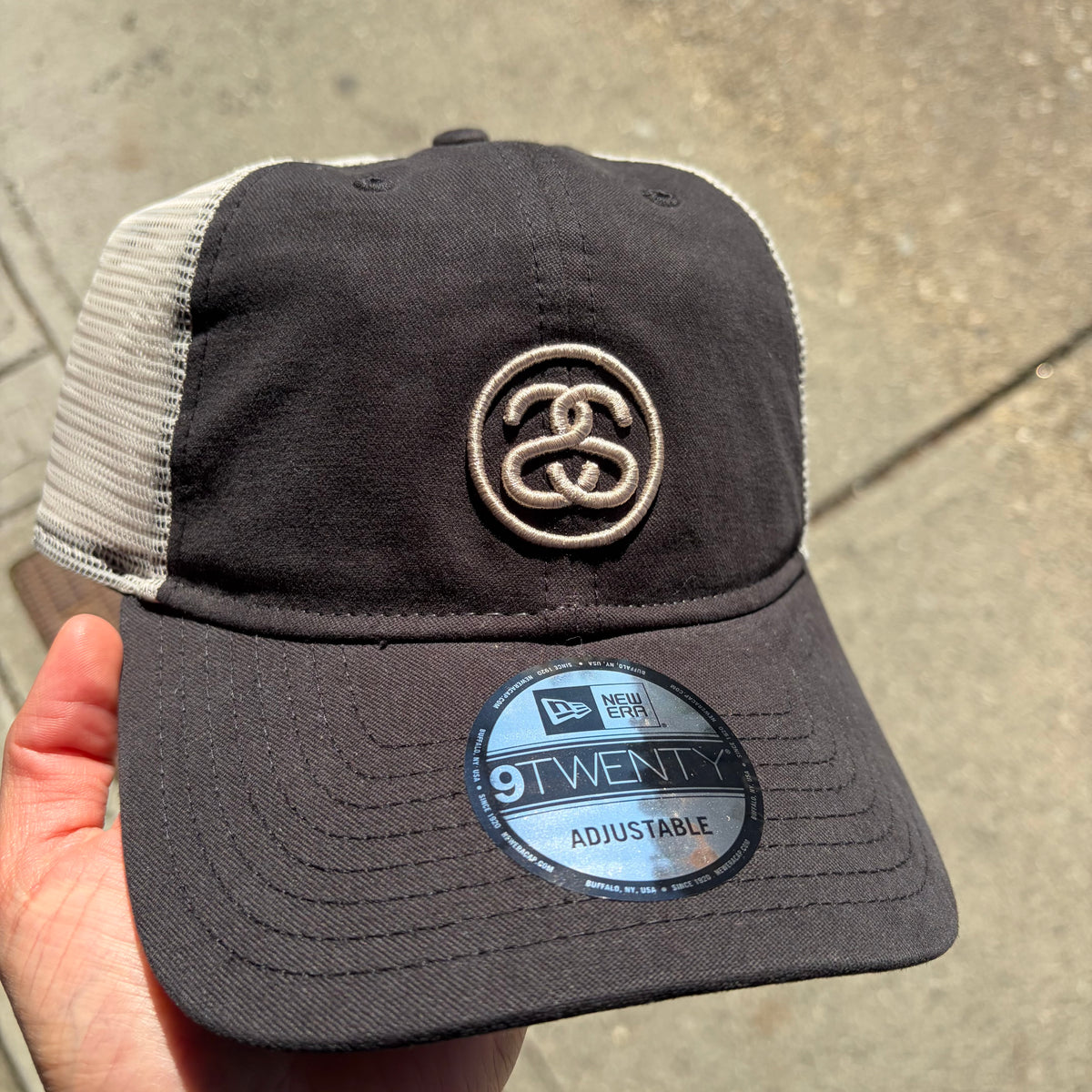Stussy SS Link 9Twenty Trucker Hat Night Black