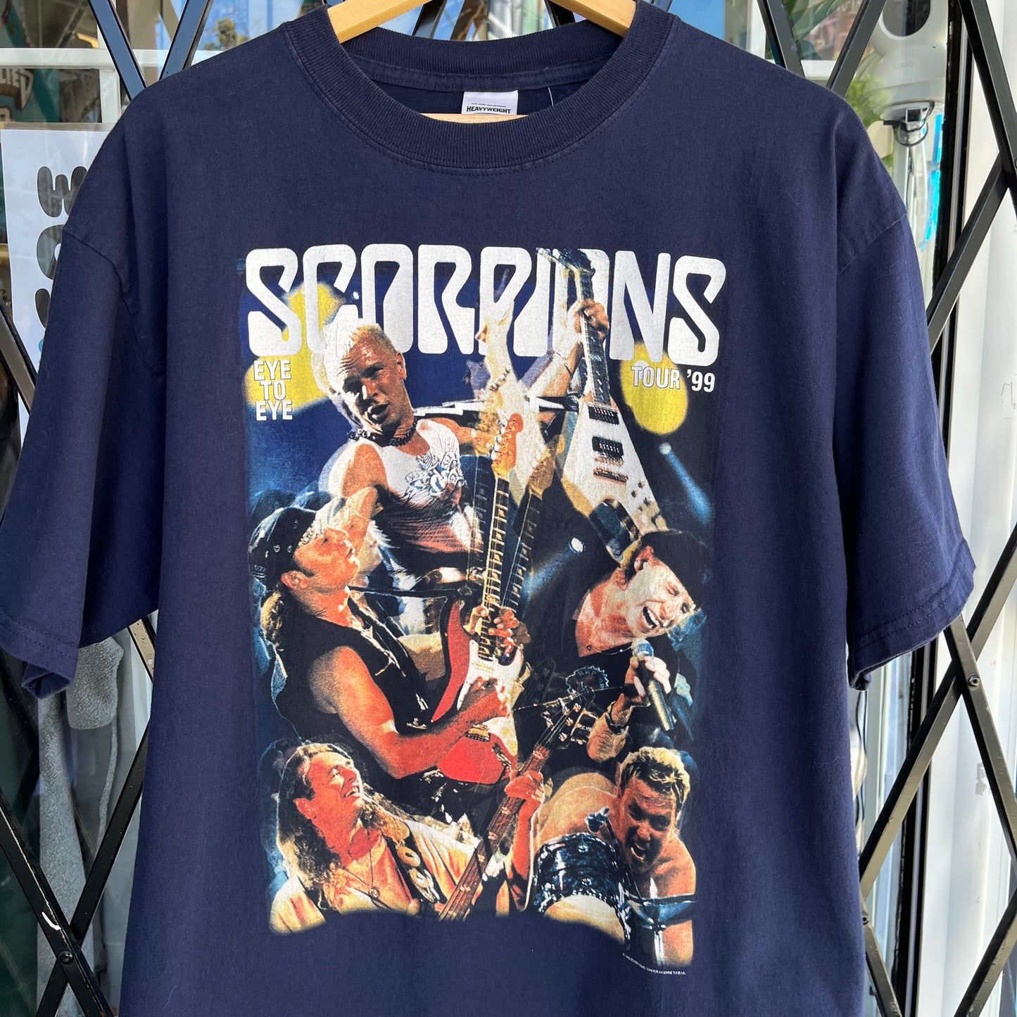 1999 Scorpions Eye to Eye World Tour Tee - Size XL