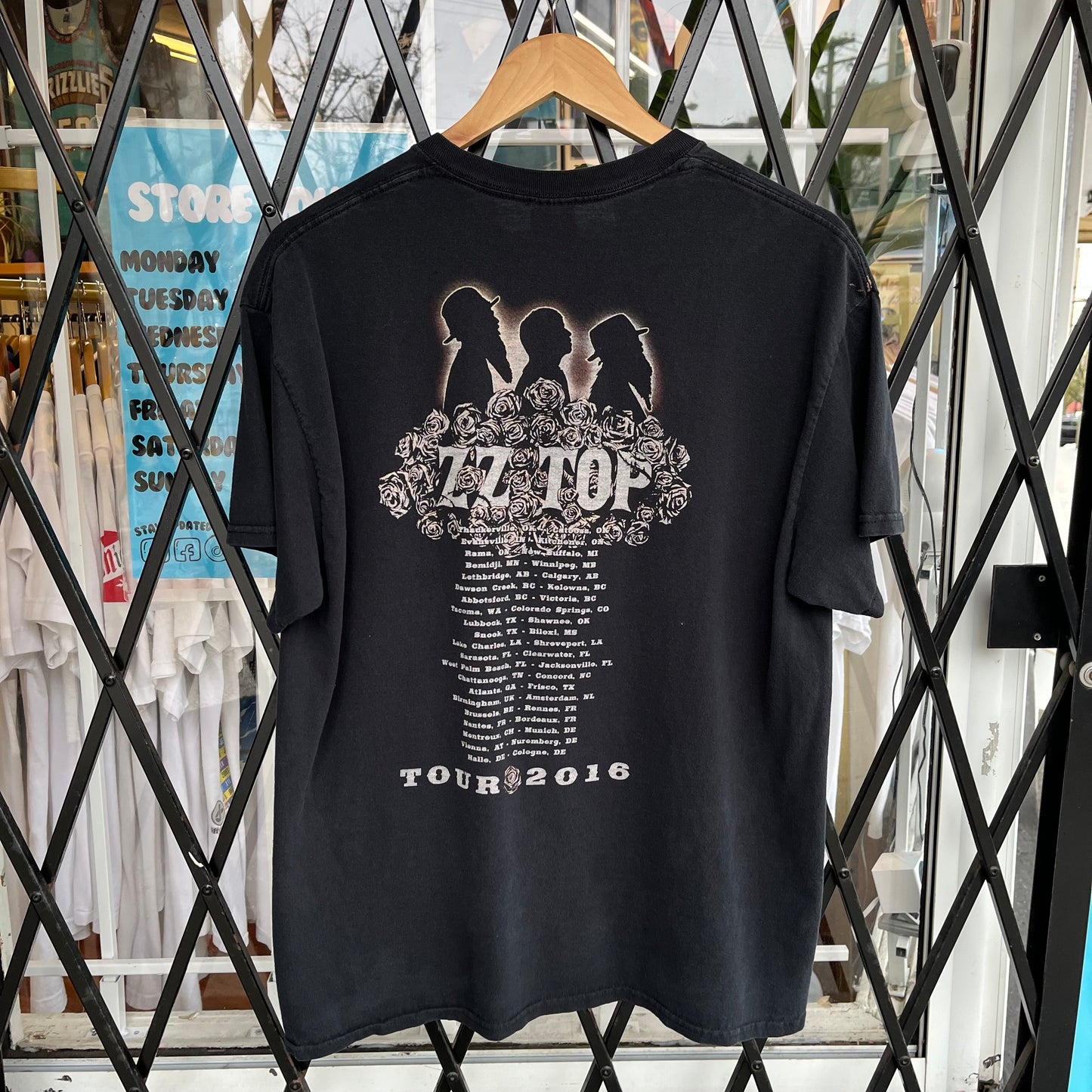 2016 ZZ Top Tour Tee - Size L
