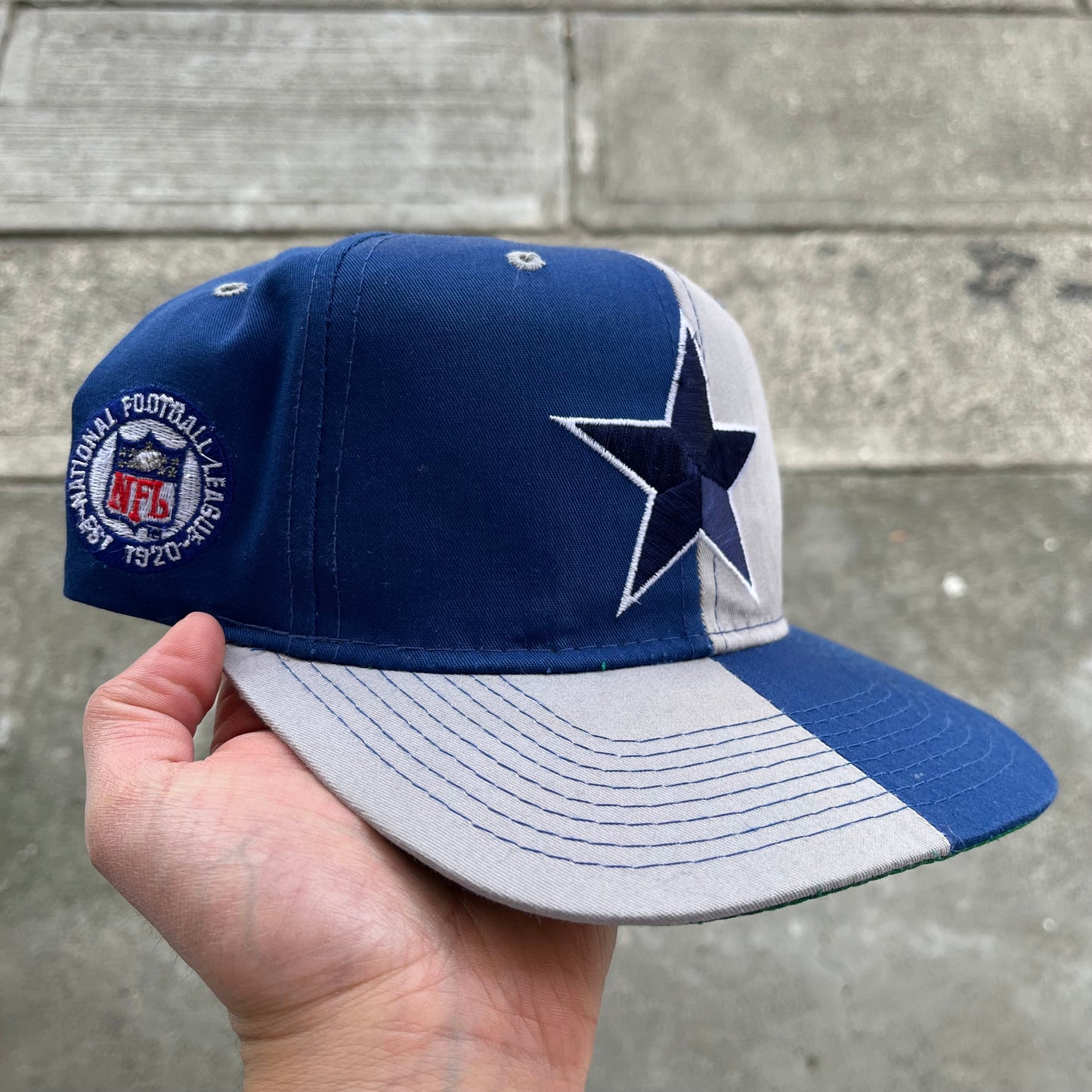 Vintage Starter Split Dallas Cowboys Snapback