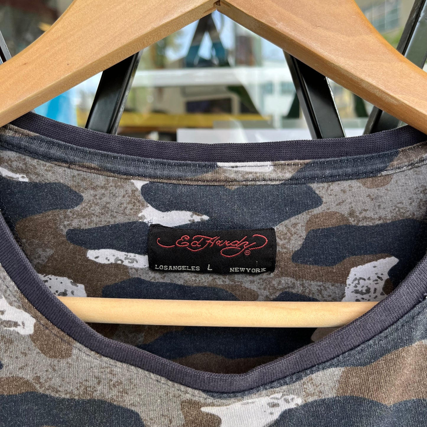 Ed Hardy Camo Tee - Size L