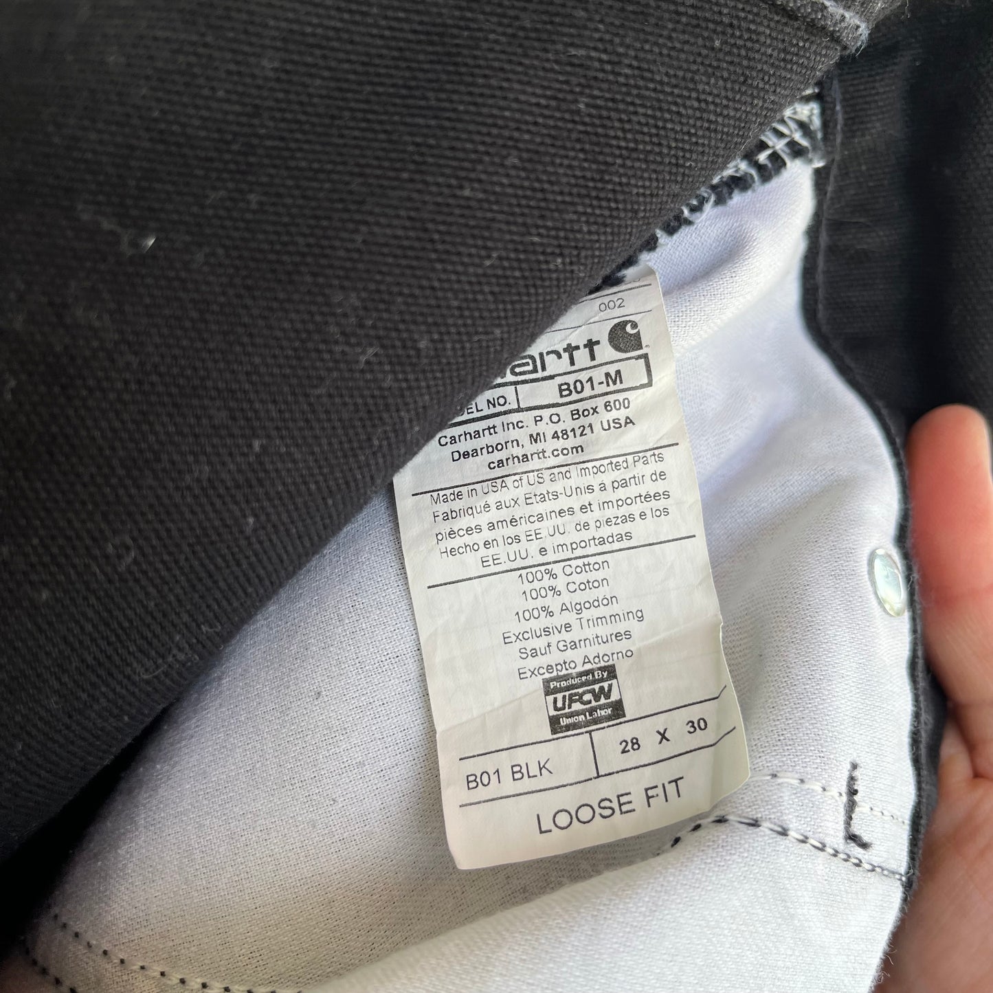 Carhartt Double Knee Pants - Size 28W