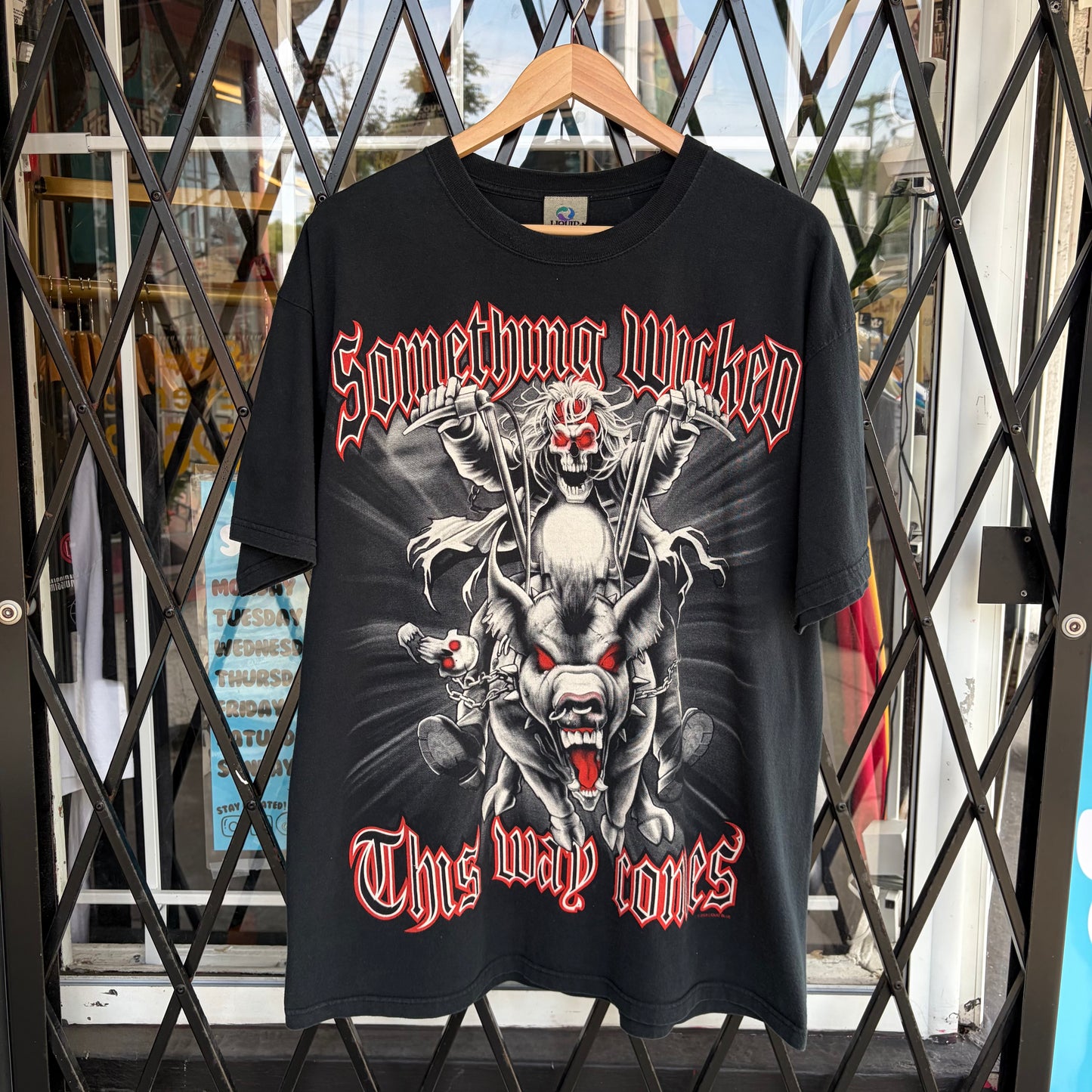 2003 Liquid Blue Motorcycle Tee - Size XL