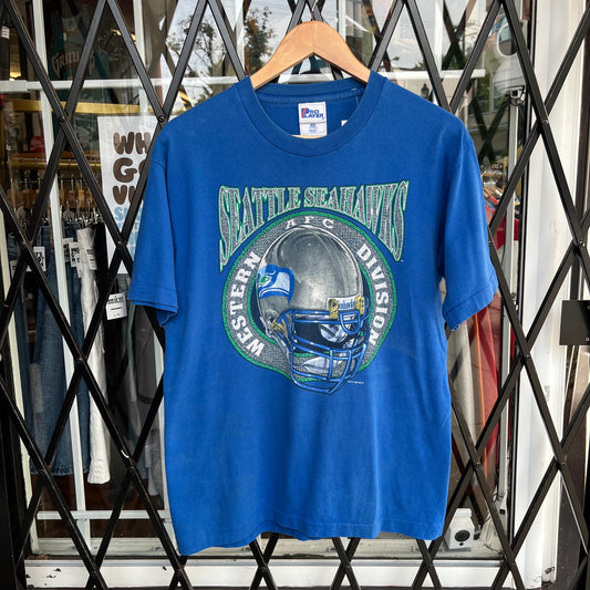 1995 Seattle Seahawks Helmet Tee - Size Youth XL