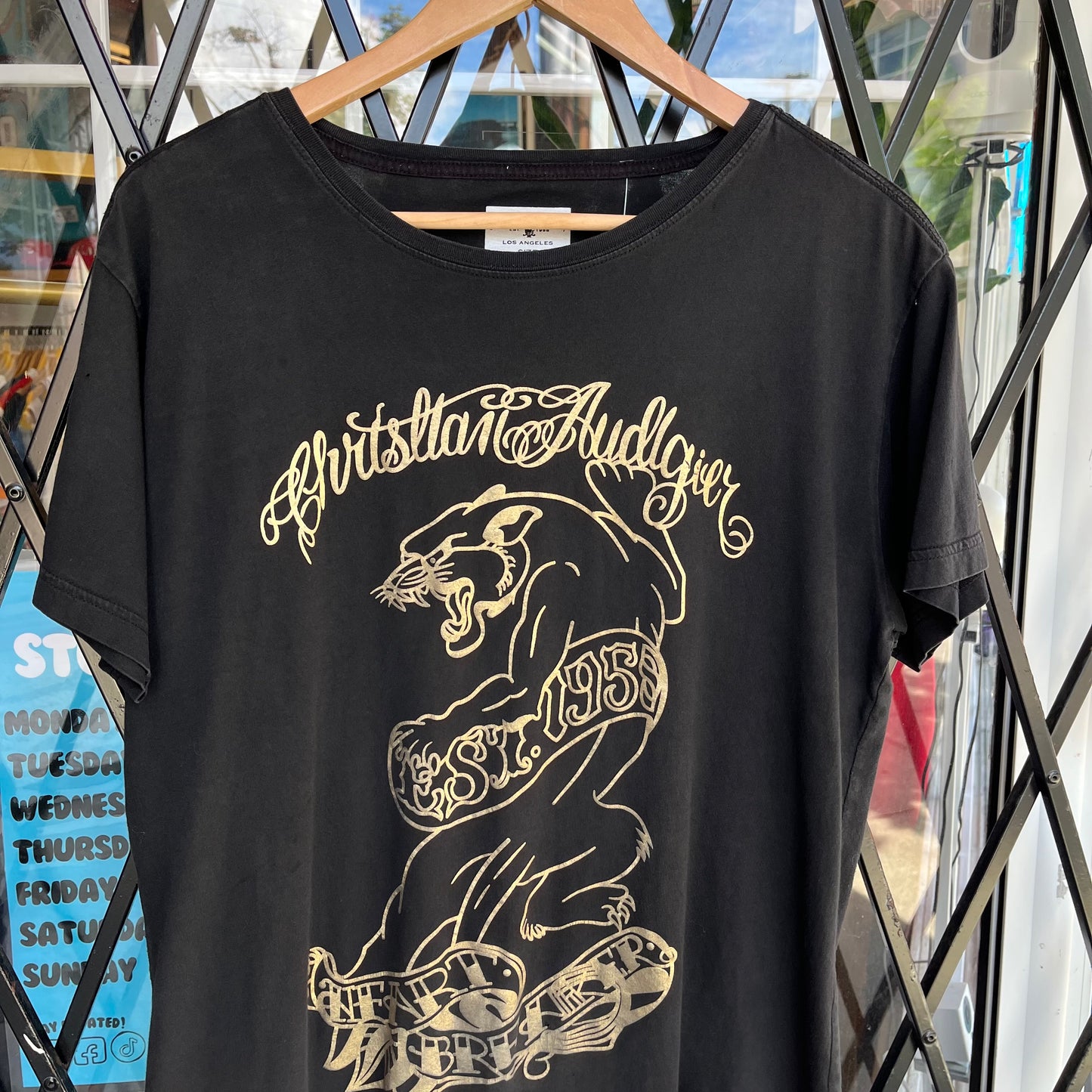 Y2K Christian Audigier Tee - Size XXL