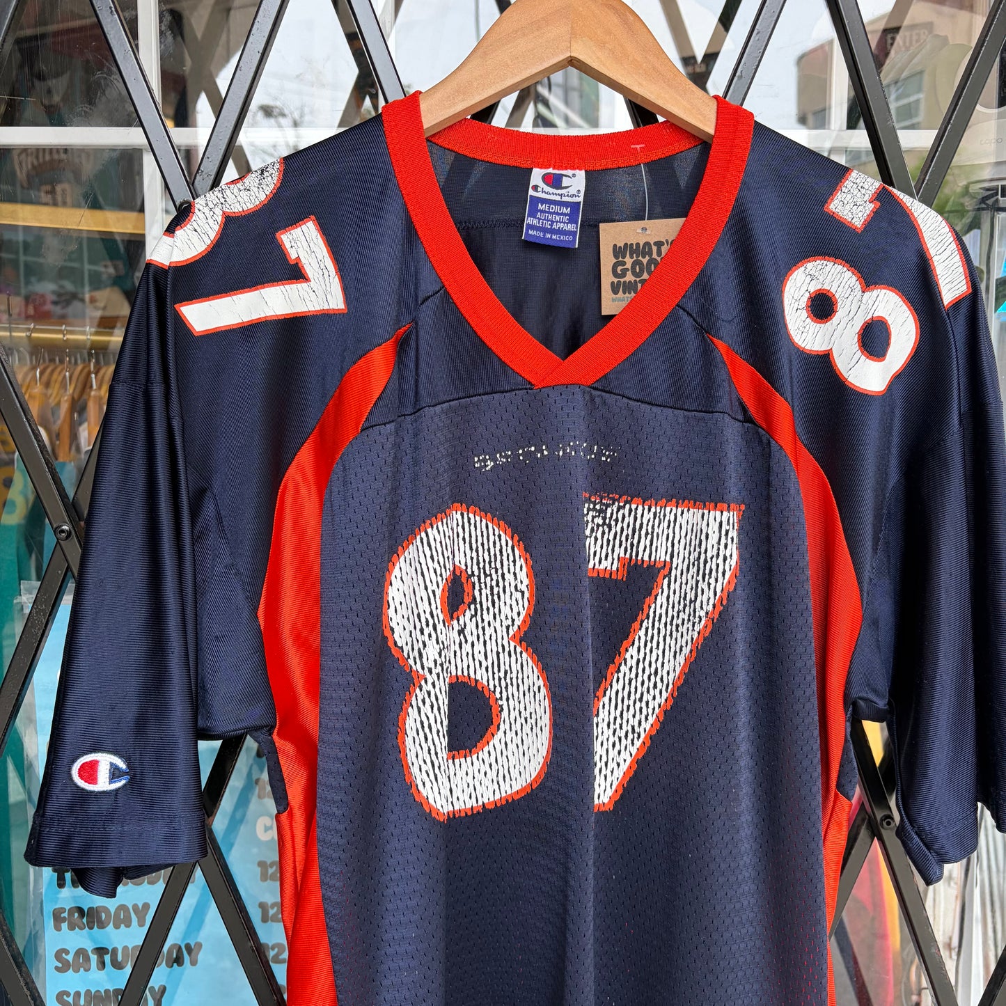 Vintage Champion Broncos McCaffrey Jersey - Size 40 (M)