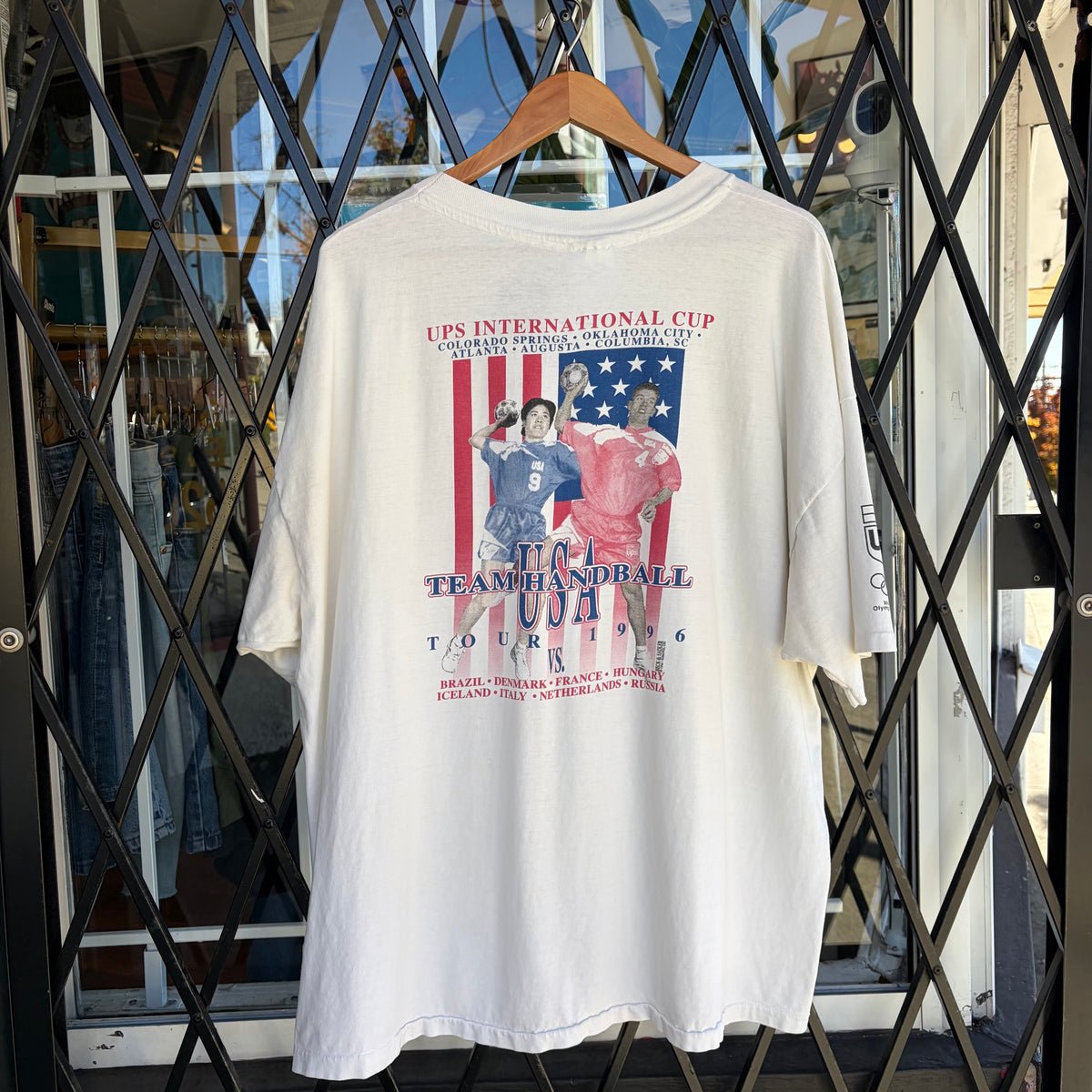 1996 Team USA Handball International Cup Tee - Size XXXL