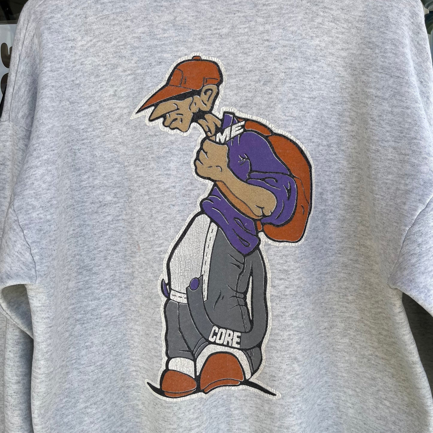 Vintage “Rookie” Bag Man Crewneck - Size XL
