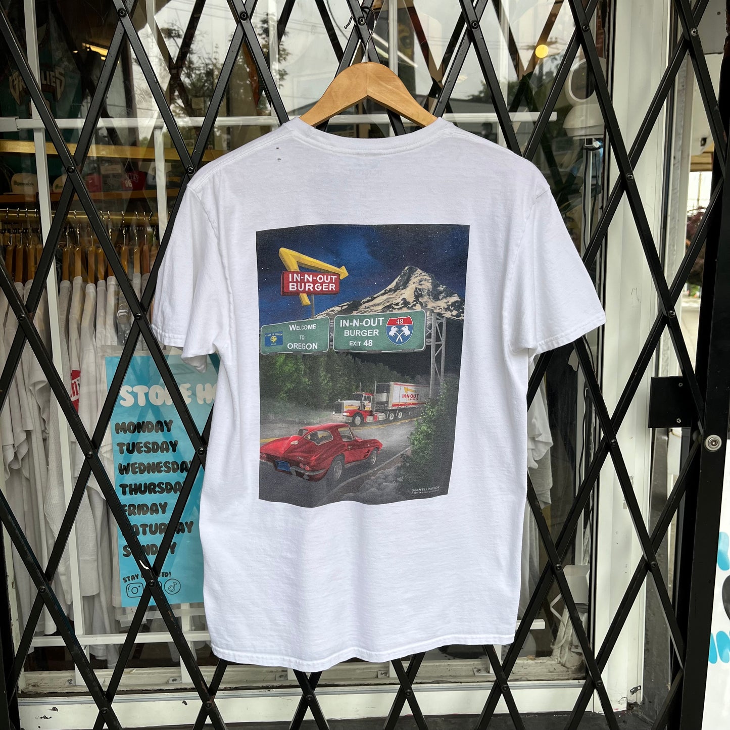 In-N-Out Oregon Highway Tee - Size M