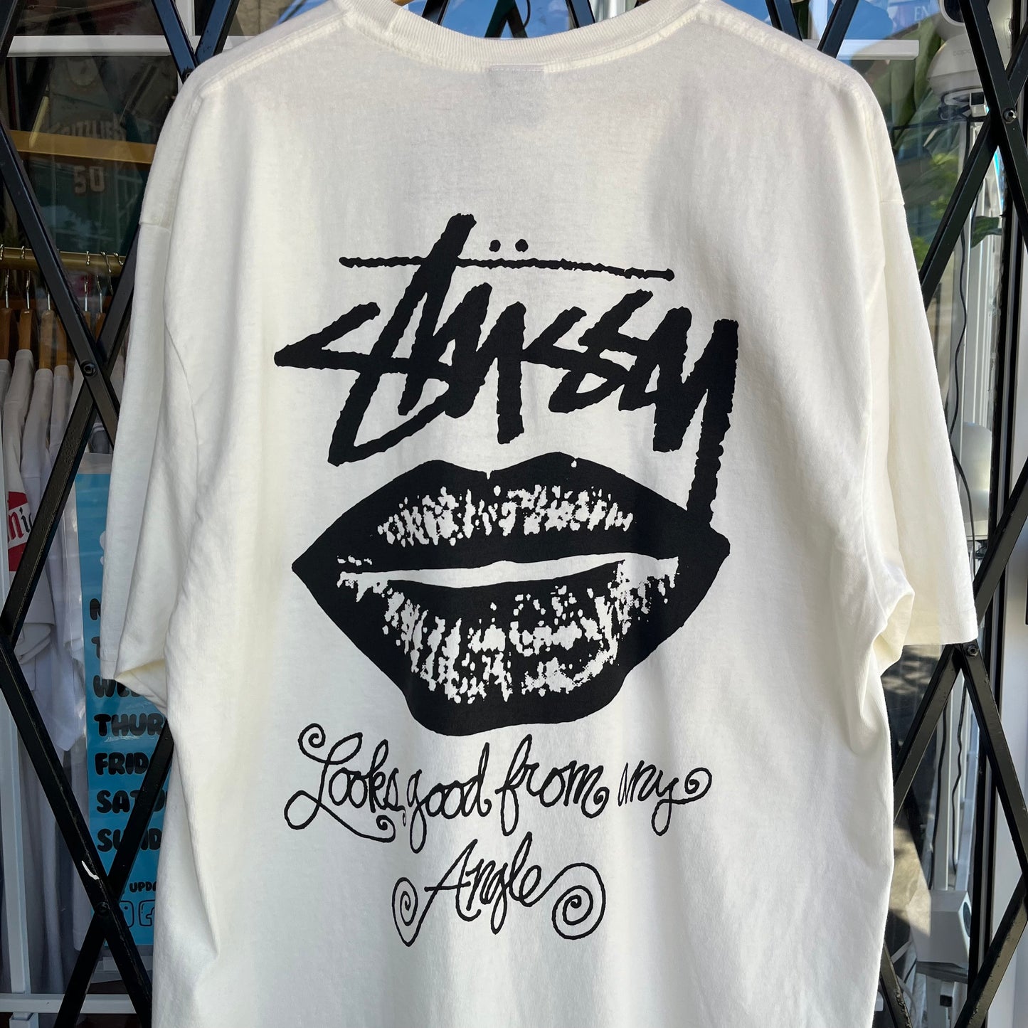 Stussy Any Angle Tee Natural - Size XL