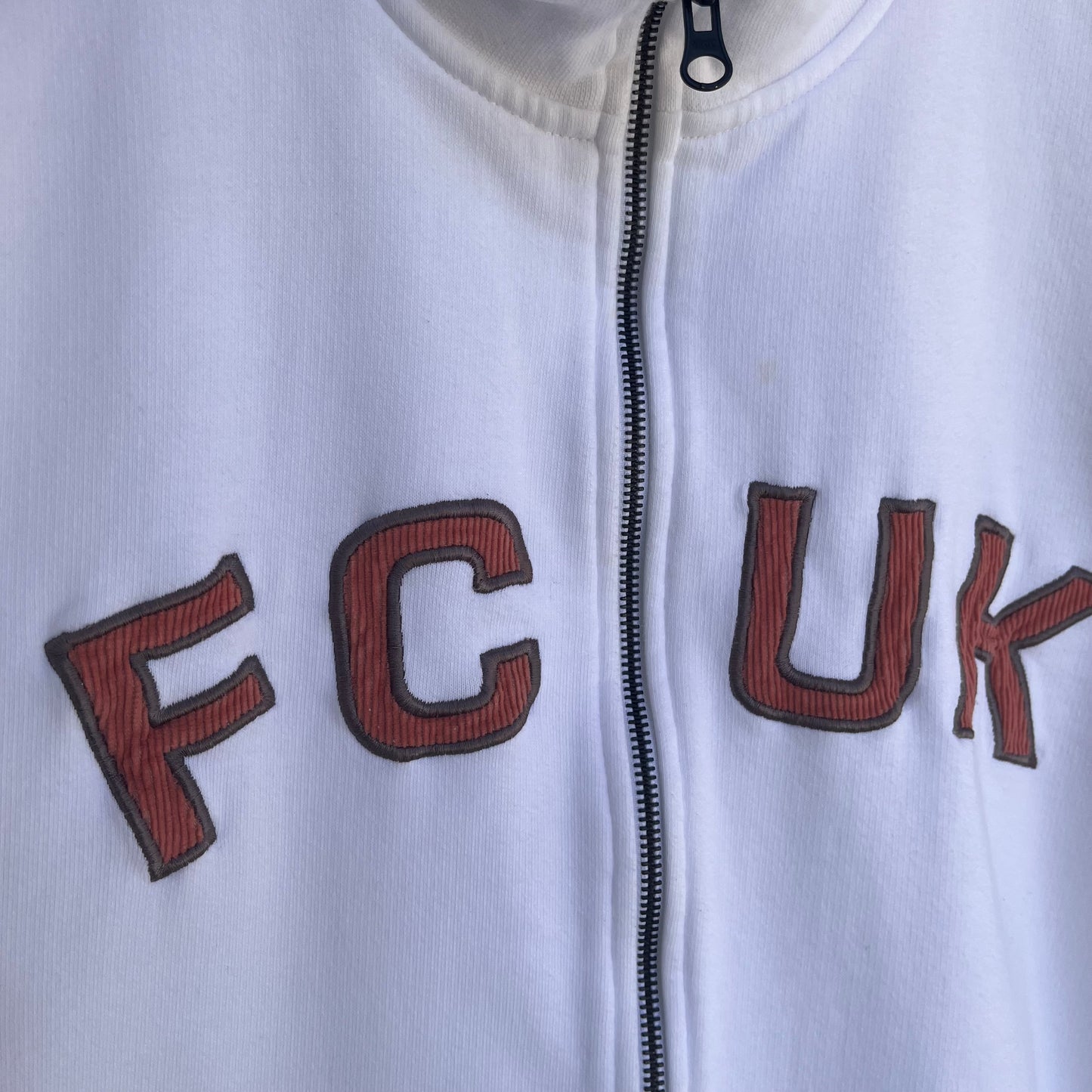 Y2K French Connection UK Zip Up Sweater - Size M