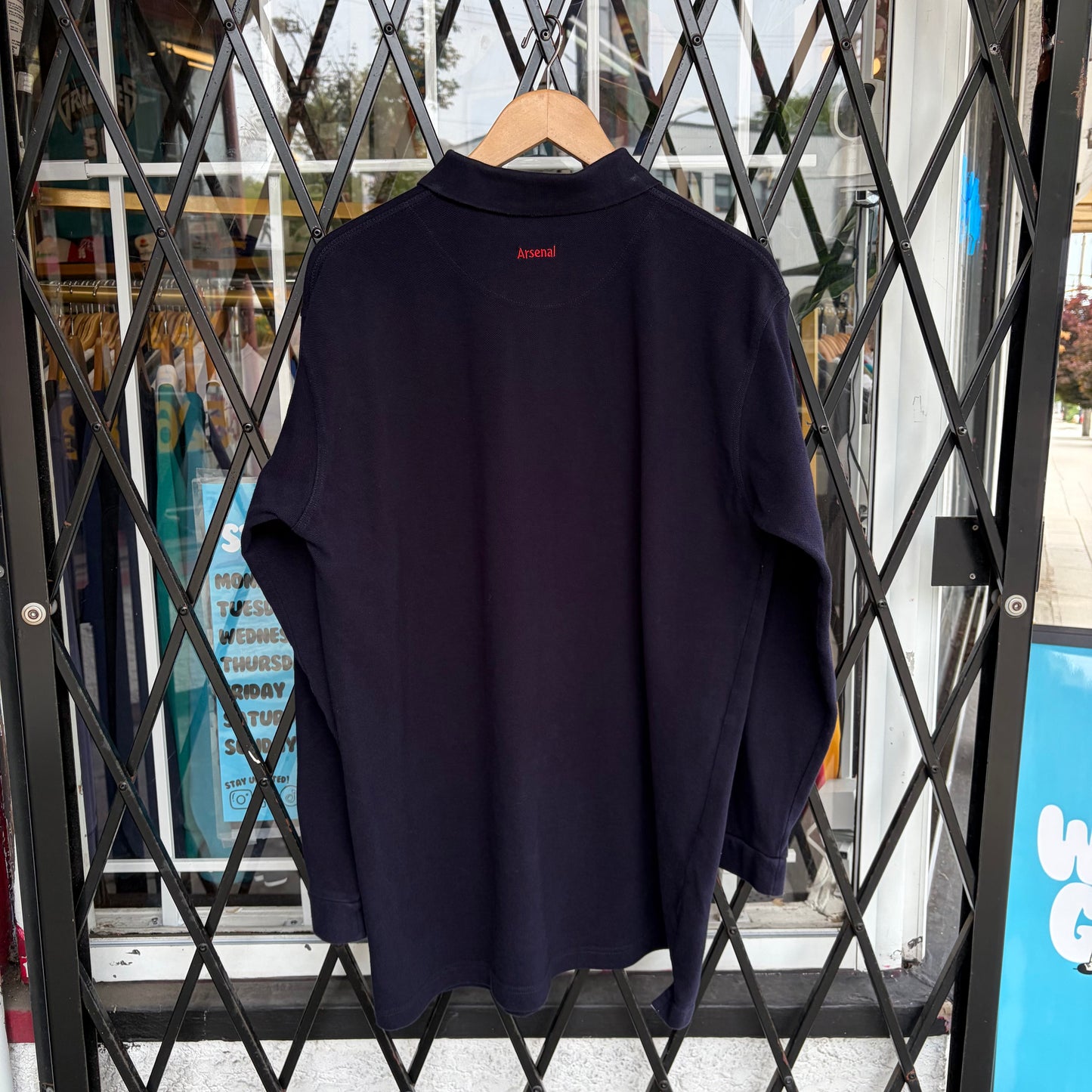 Vintage Arsenal Collared Long Sleeve - Size XXL