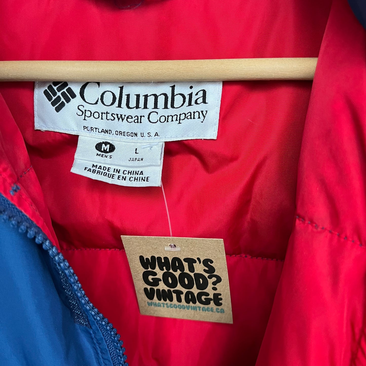 Vintage Columbia Down Puffer Jacket - Size M