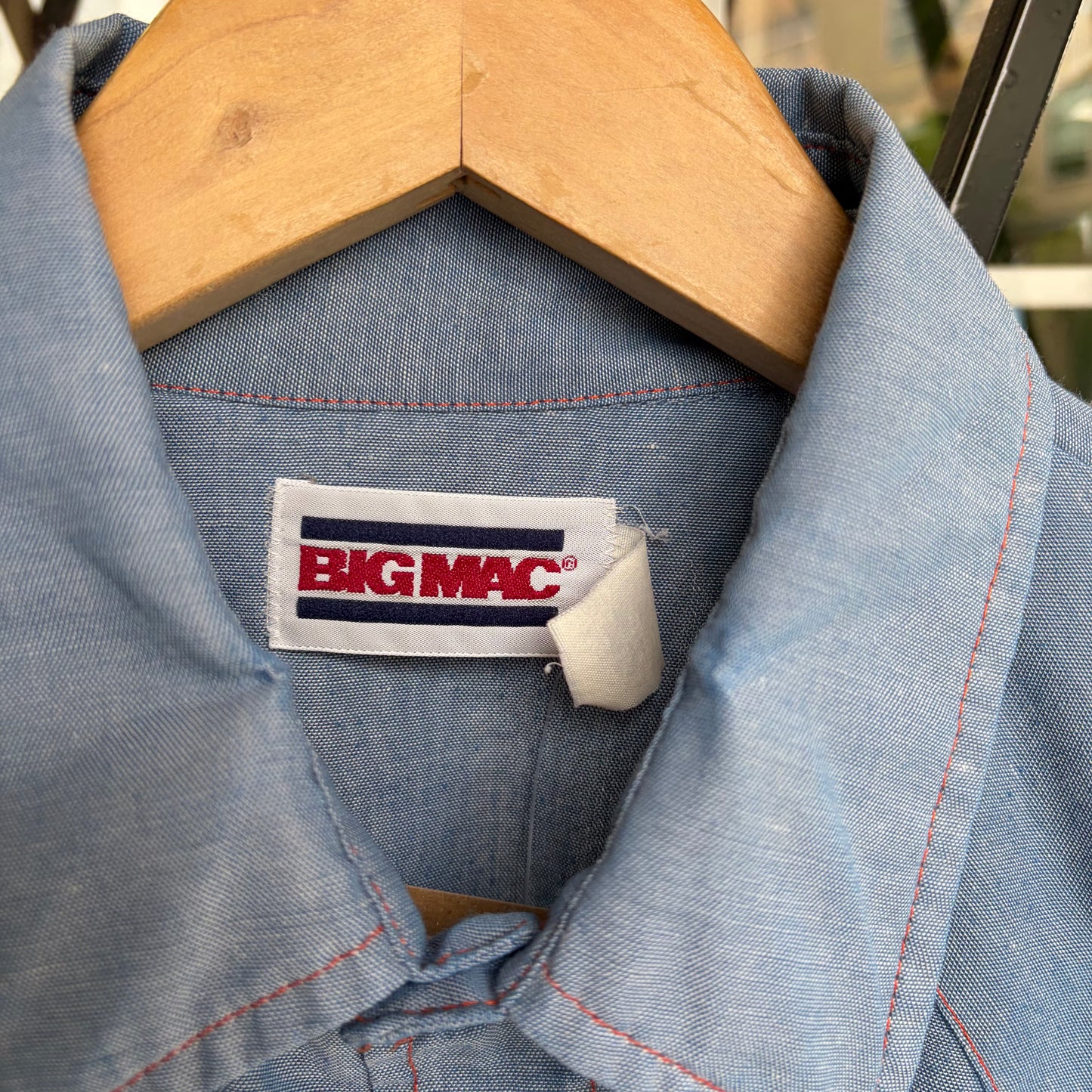 Vintage Big Mac Snap Button Shirt - Size XL