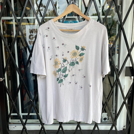 Vintage Floral Tee - Size XL