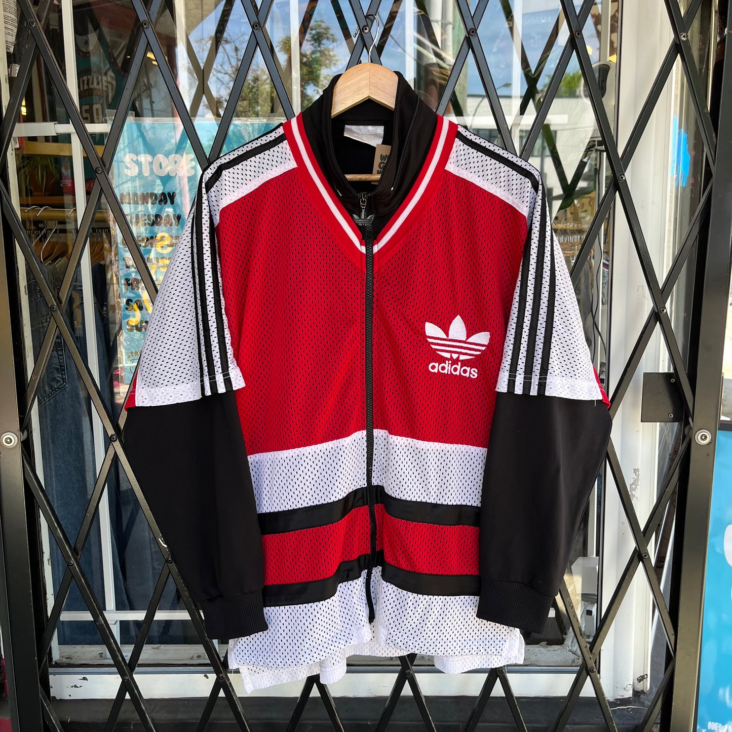 1980’s Adidas Mesh Track Jacket - Size L