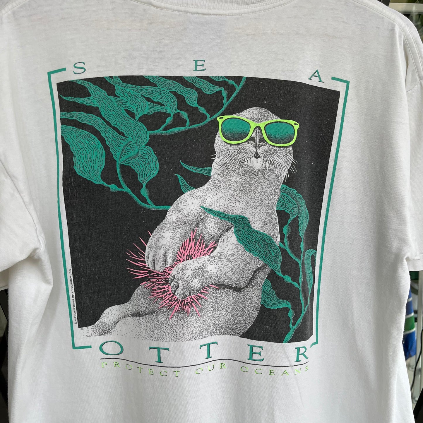 1991 LifeForms Sea Otter Tee - Size L