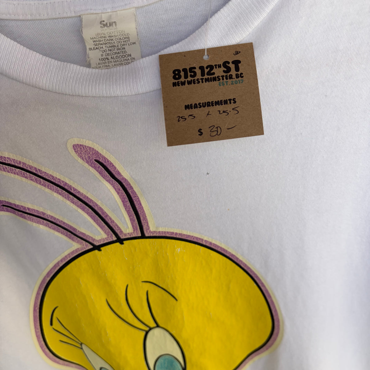 1994 Looney Tunes Tweety Tee - Size L