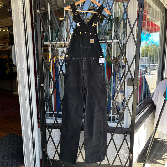 Carhartt Black Overalls - Size 32W