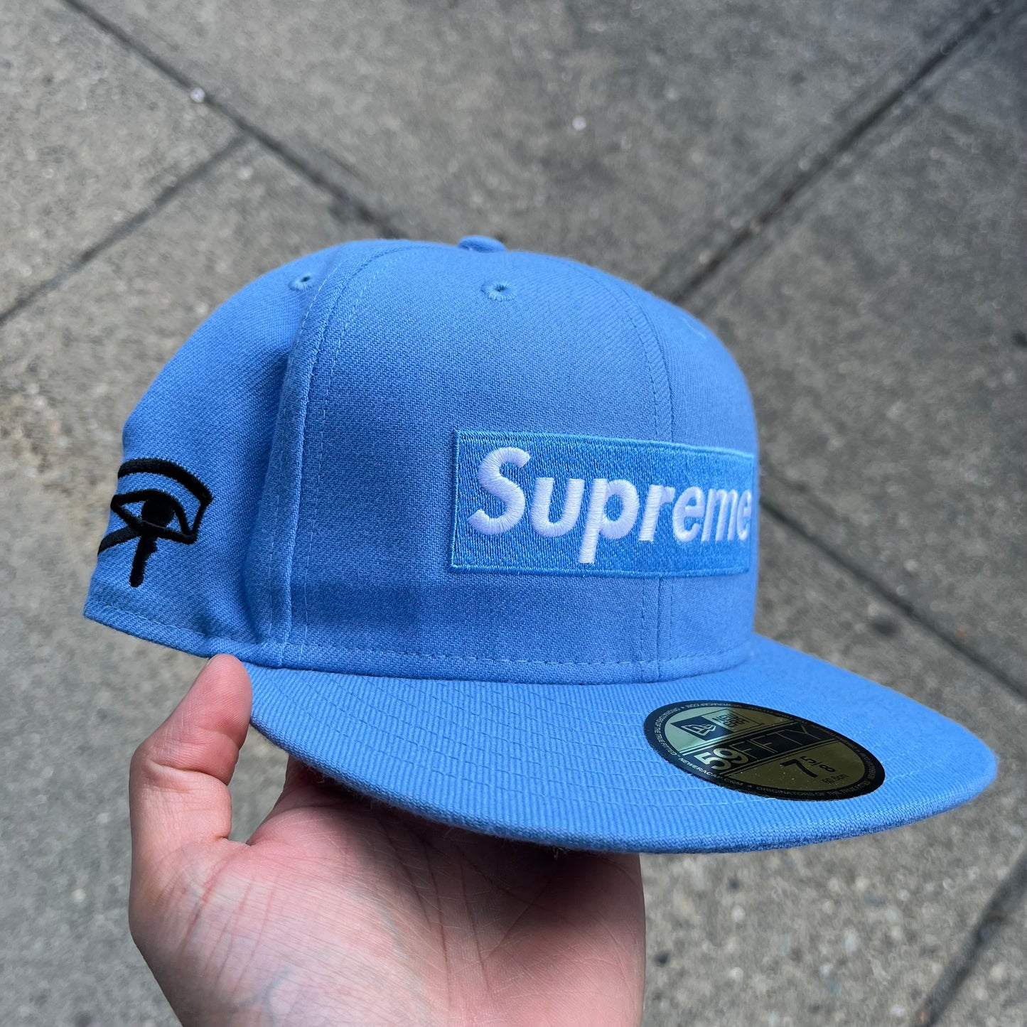 Supreme Box Logo New Era Hat - Size 7 5/8