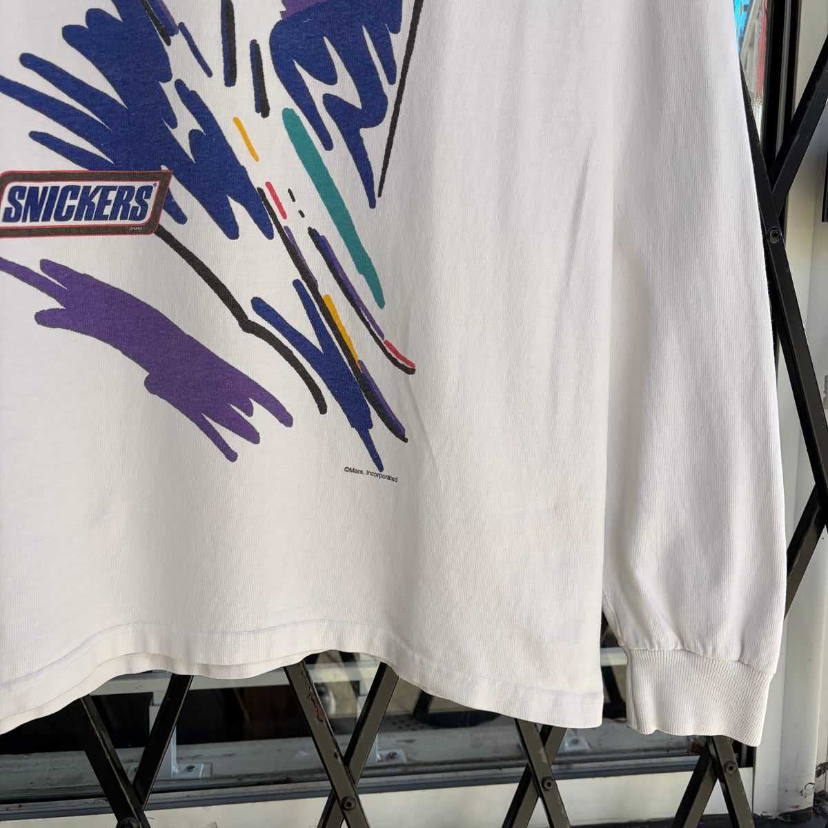 Vintage Snickers Skiing Long Sleeve Mockneck - Size M
