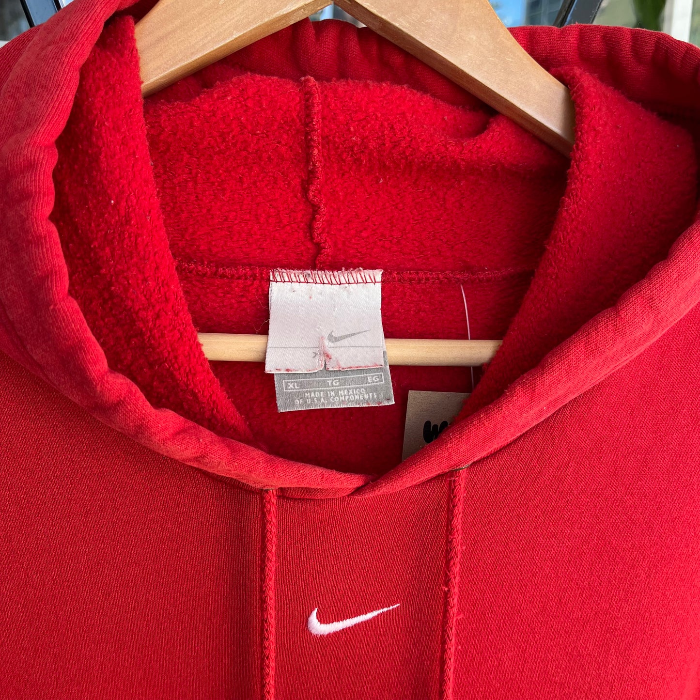 Vintage Nike Mid Swoosh Hoodie - Size XL