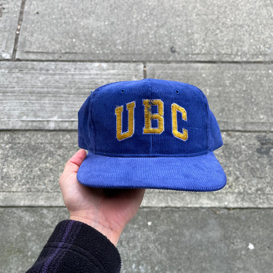 Vintage Starter UBC Corduroy Snapback