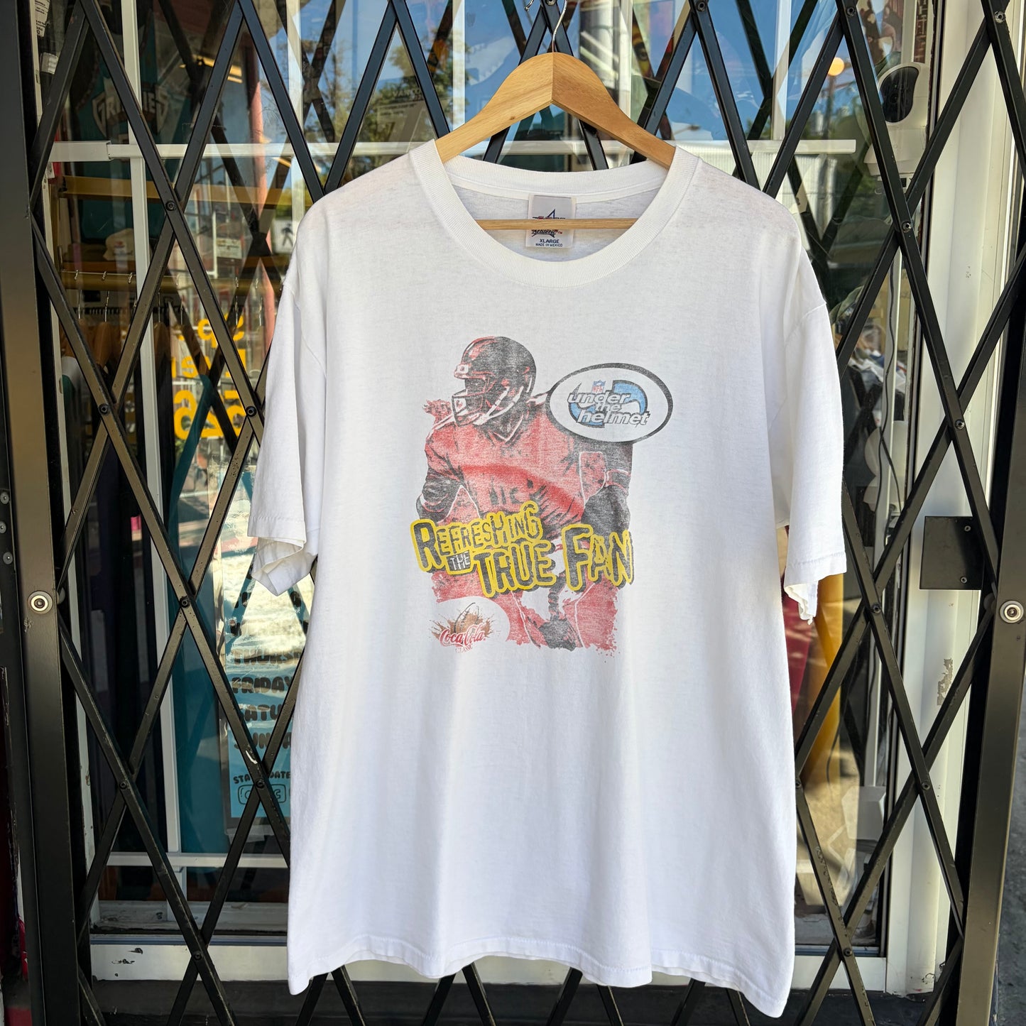 Vintage NFL Under the Helmet Tee - Size XL