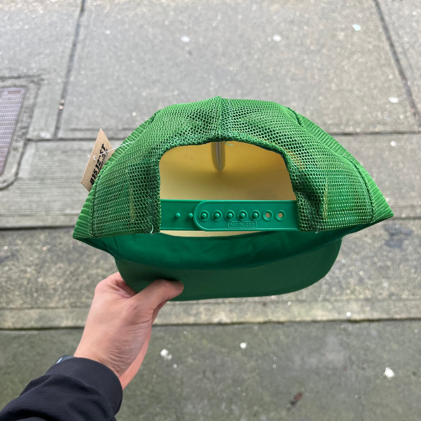 Vintage Fitzgeralds Las Vegas Trucker Hat Green