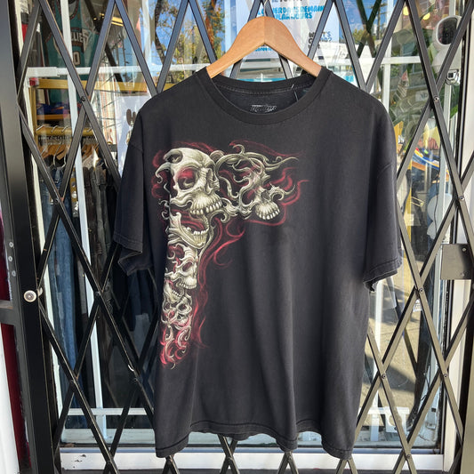 Y2K Skull Tee - Size XL