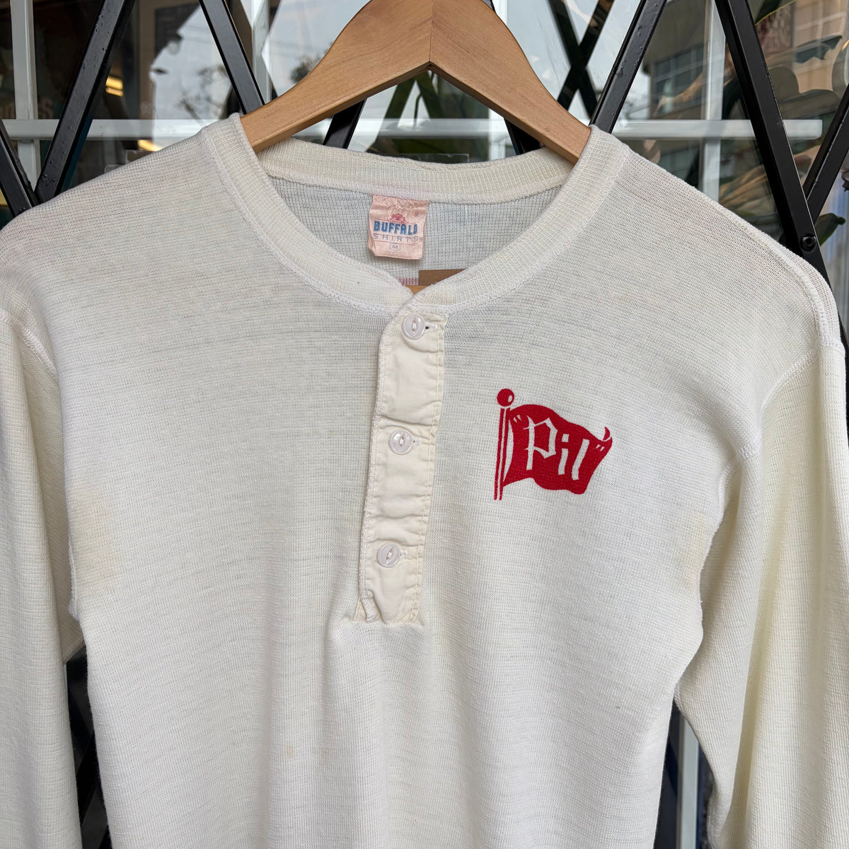 1980’s Pilsner Henley Shirt - Size M