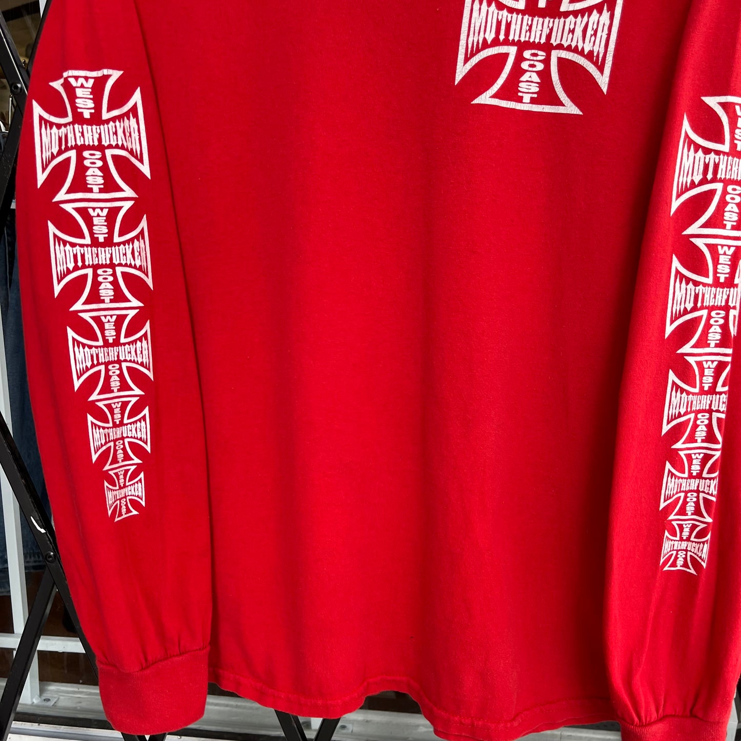 Y2K West Coast MotherFucker Long Sleeve - Size M