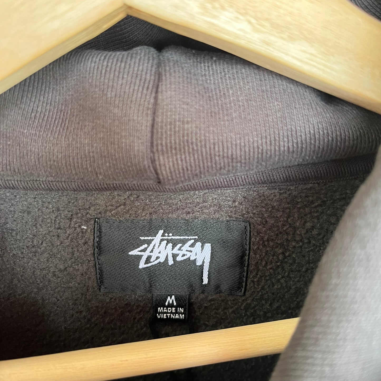 Stussy Applique Hoodie Black - Size M