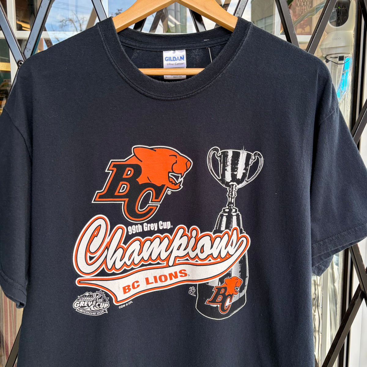 2010 BC Lions Championship Tee - Size L