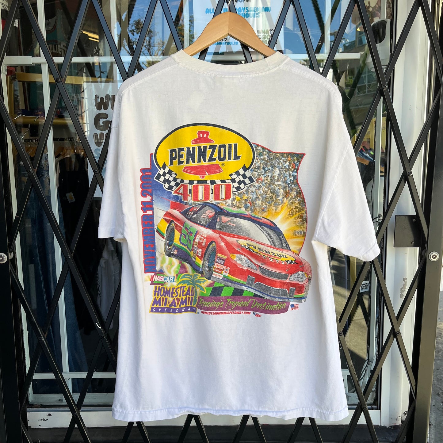 2001 Pennzoil 400 Racing Tee - Size XL