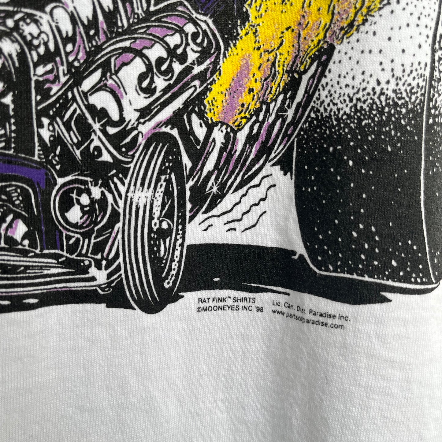1998 Rat Fink Racing Tee - Size L