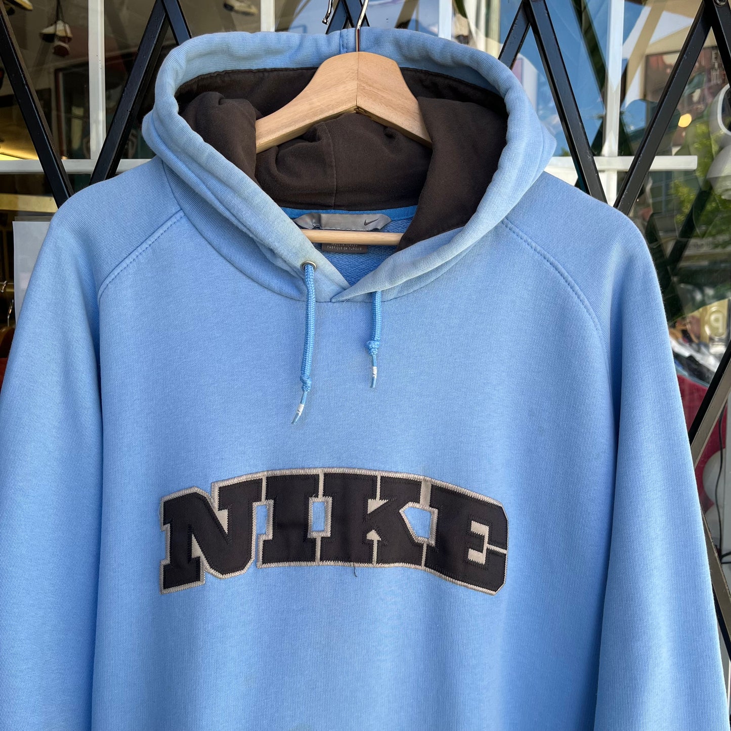 Vintage Nike Spell Out Hoodie - Size XXL