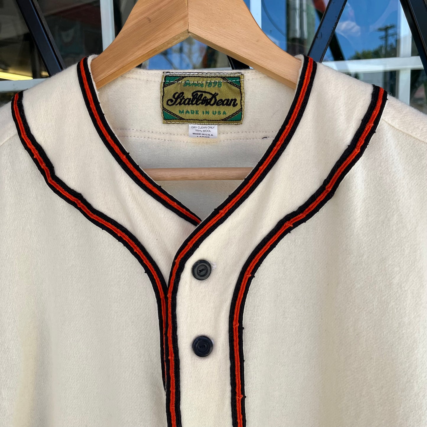 1970’s African American Baseball League Wool Blank Jersey - Size L