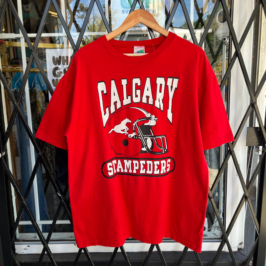 Vintage Calgary Stampeders Tee - Size L