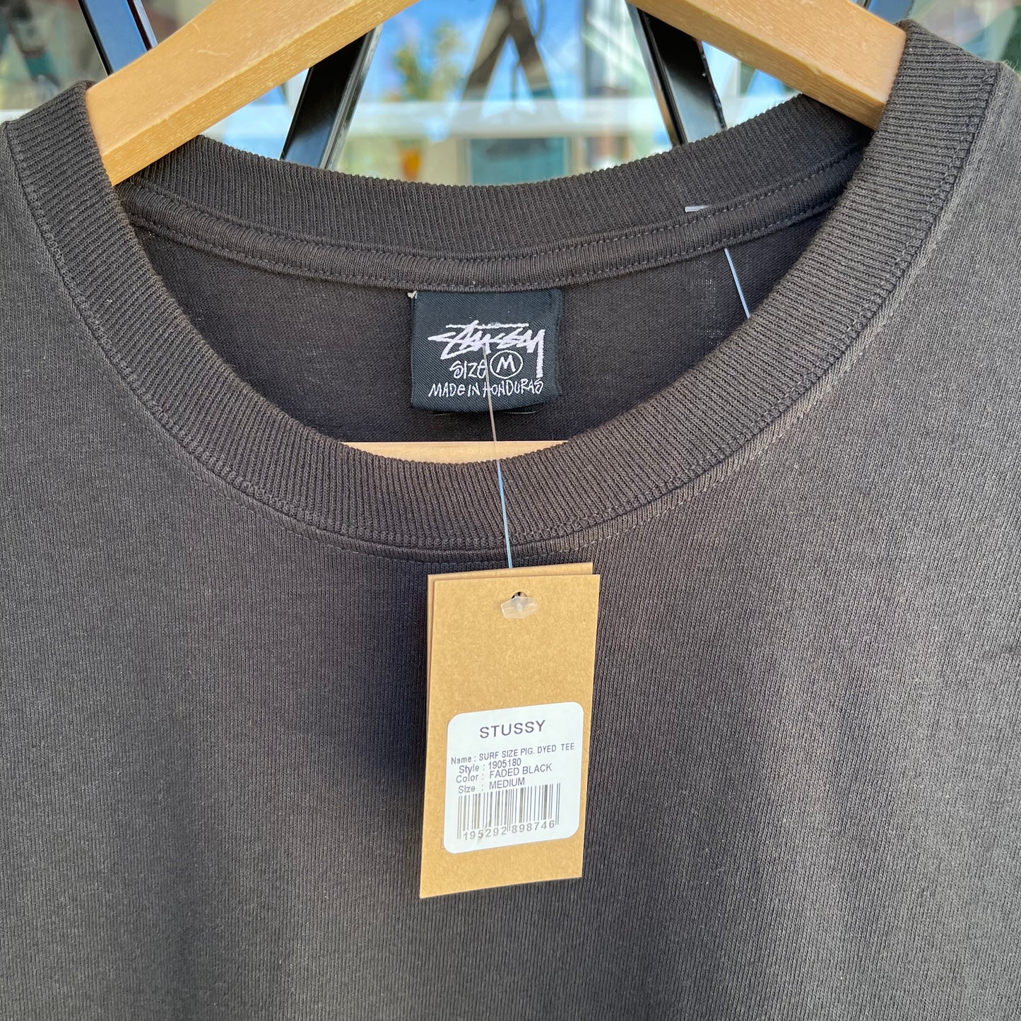 Stussy Surf Size Tee Faded Black - Size M
