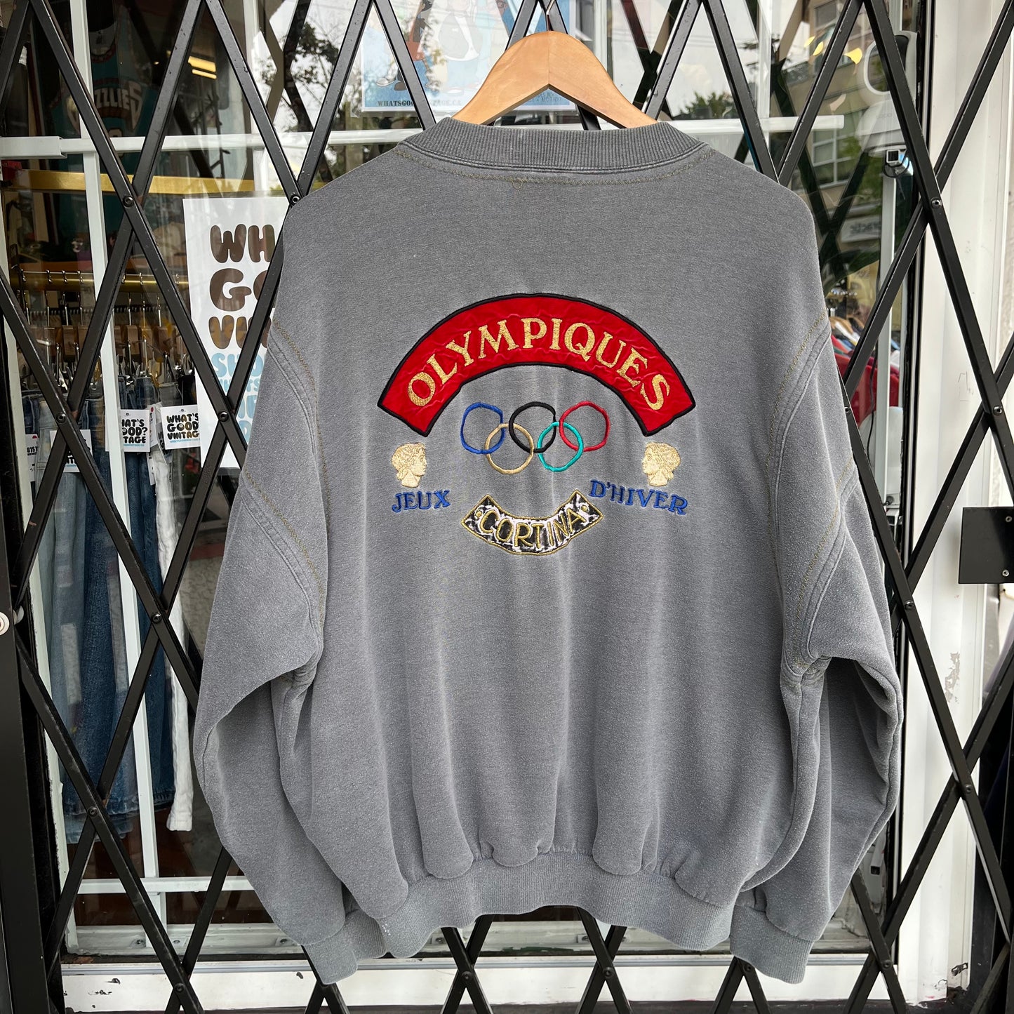 1980’s Adidas Olympic Crewneck - Size L