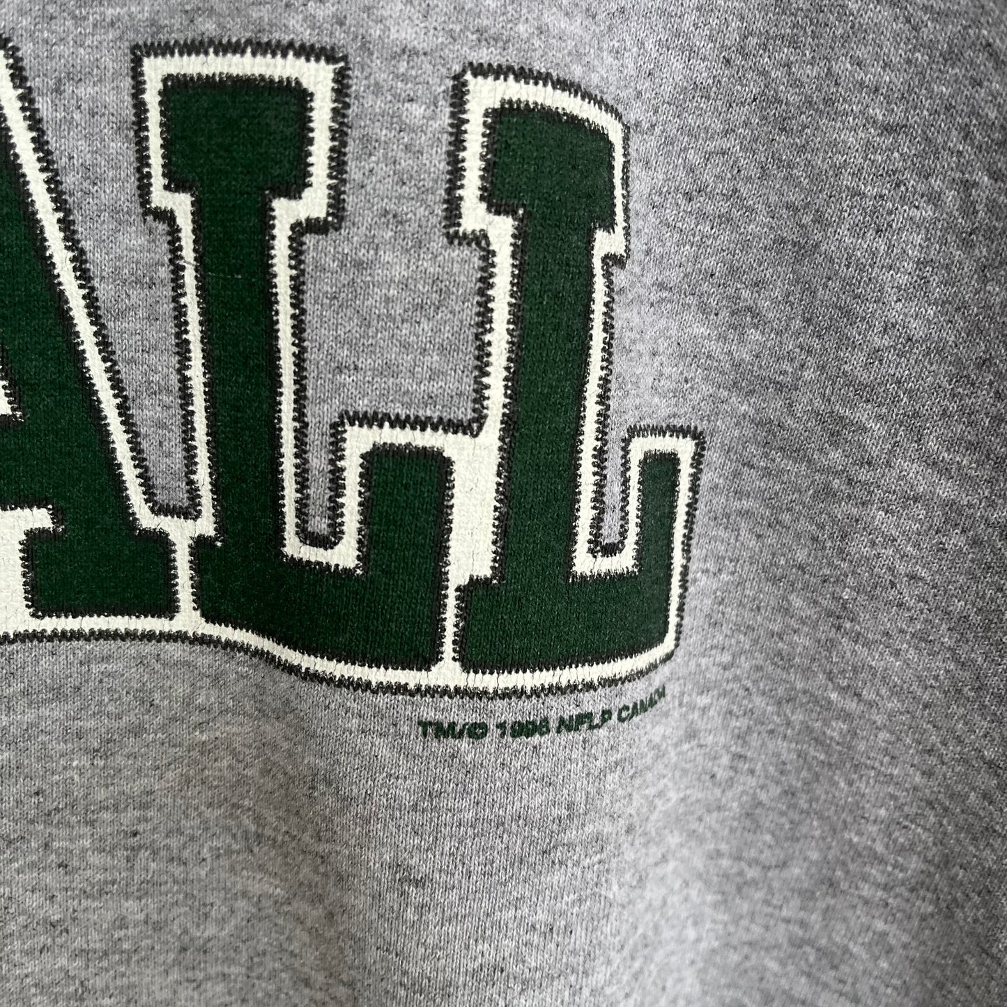 1998 Starter Green Bay Packers One Pound Fleece Crewneck - Size L