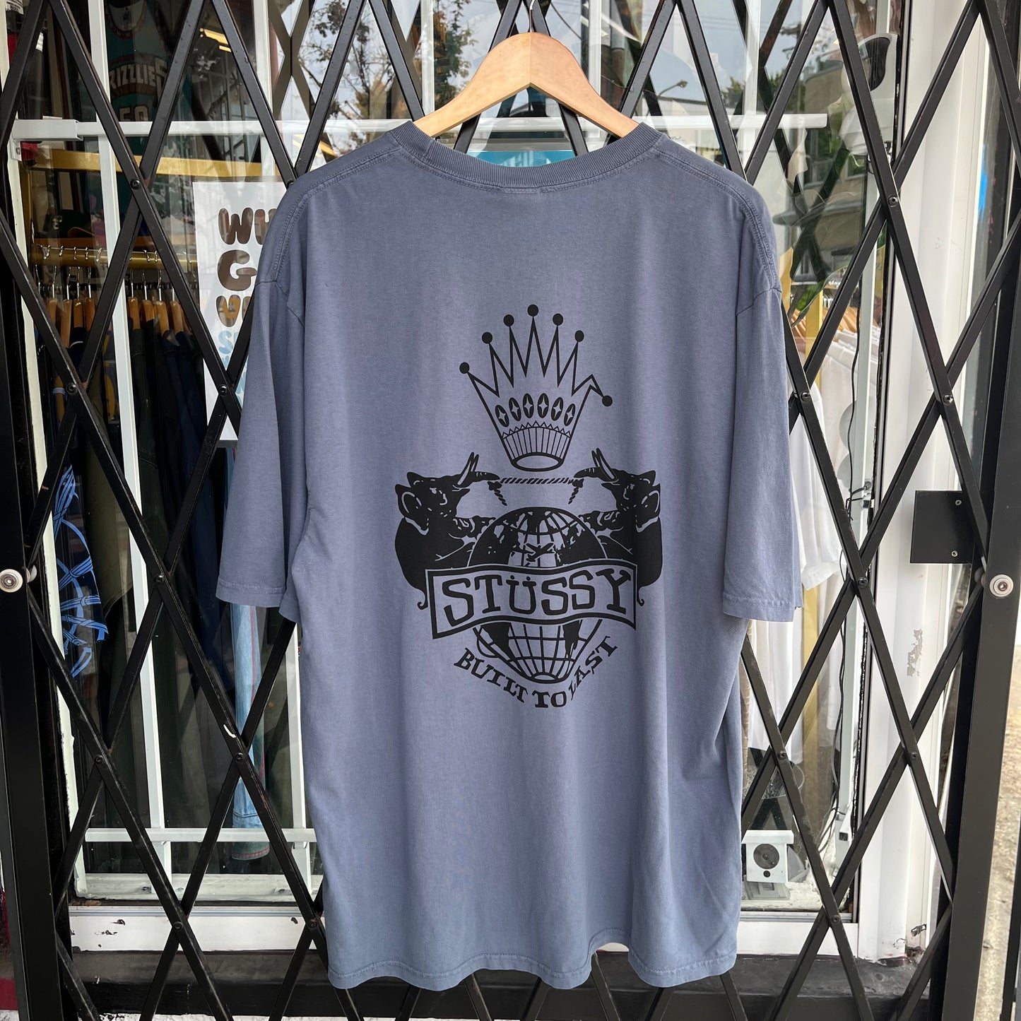 Stussy Built To Last Tee Navy - Size XL