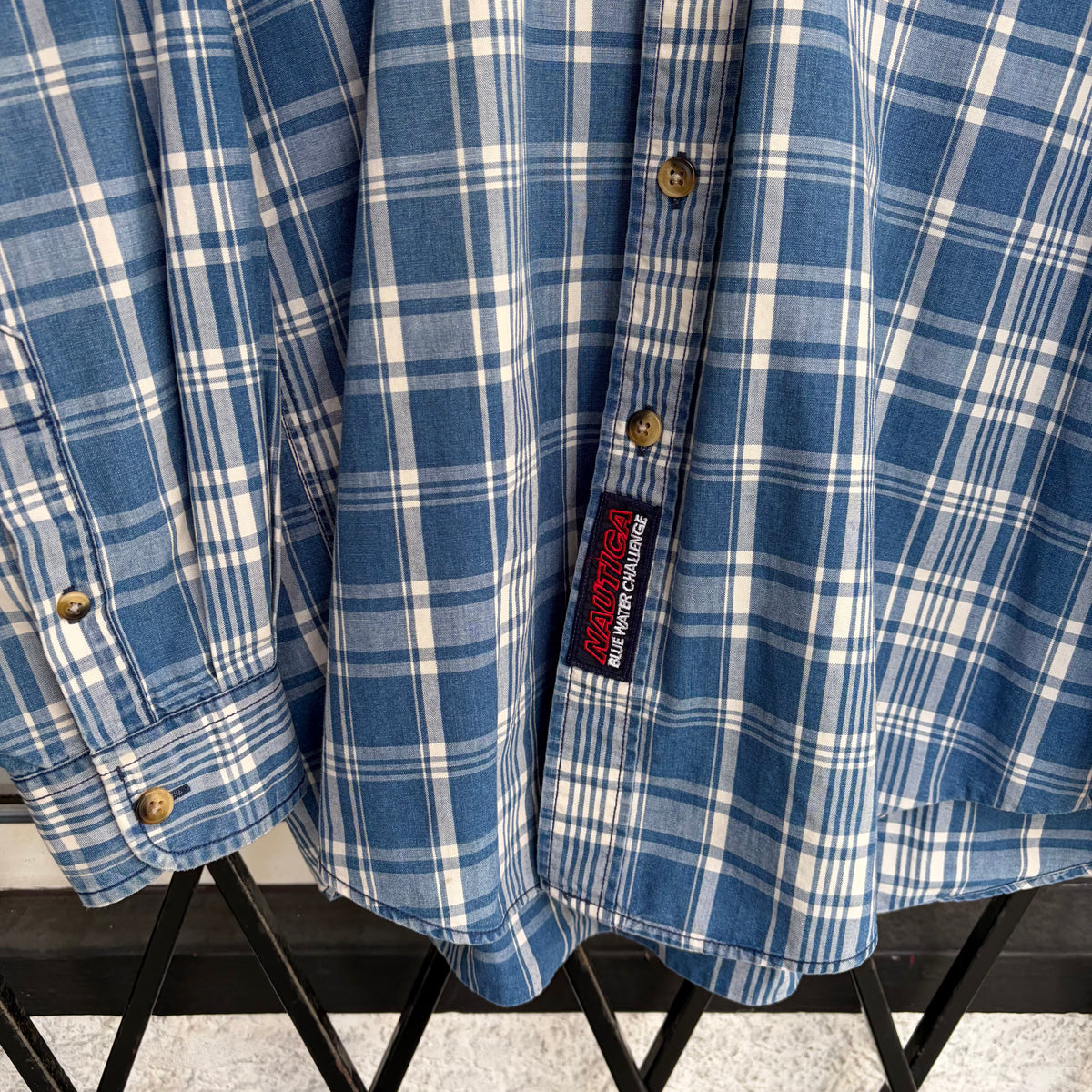 Vintage Nautica Button Up Shirt - Size L