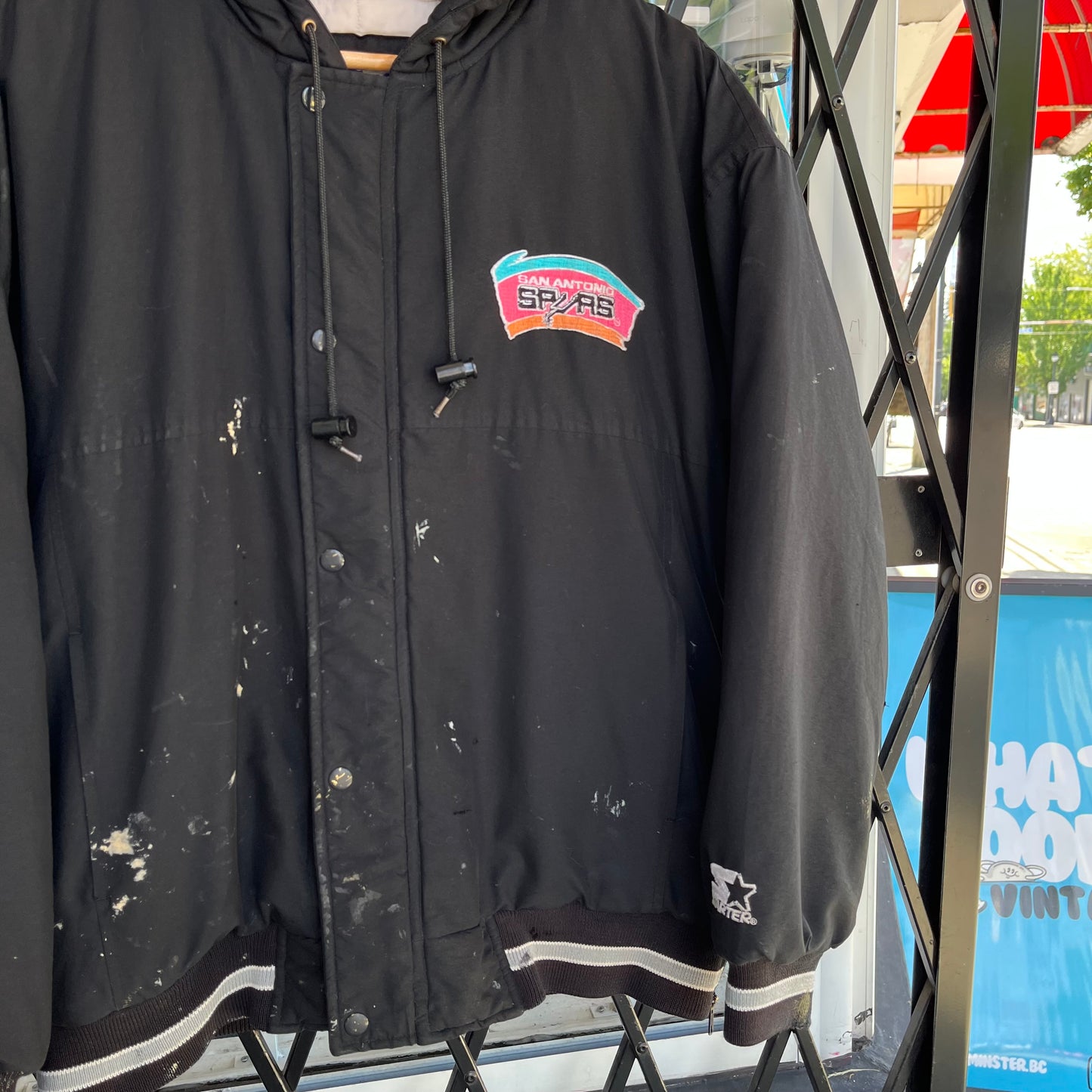 Vintage Starter San Antonio Spurs Jacket - Size M