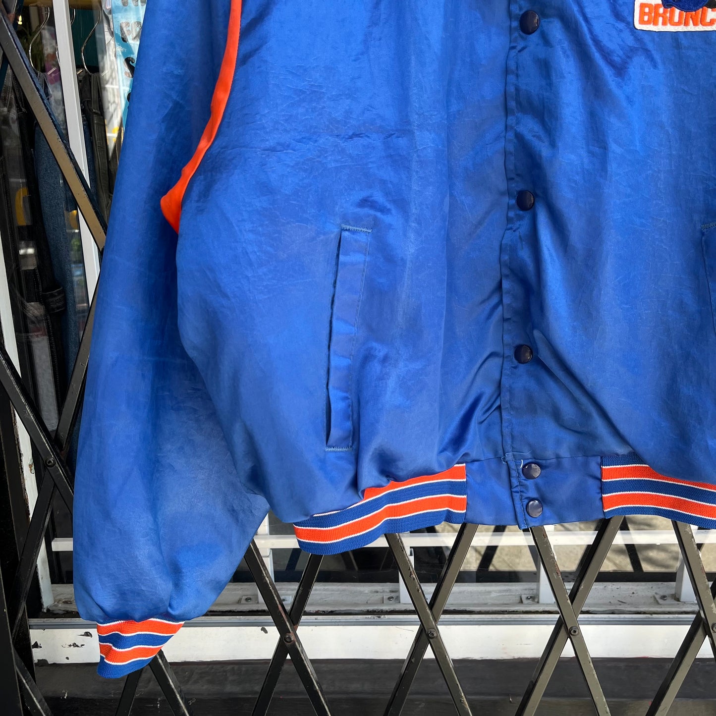1980’s Denver Broncos Satin Jacket - Size XL